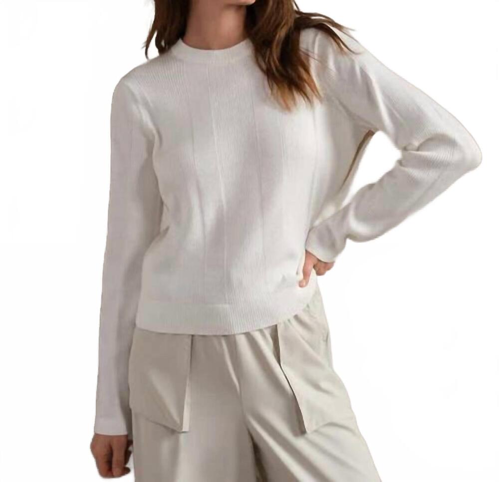 NEW RHONE somer pullover sweater in snow white